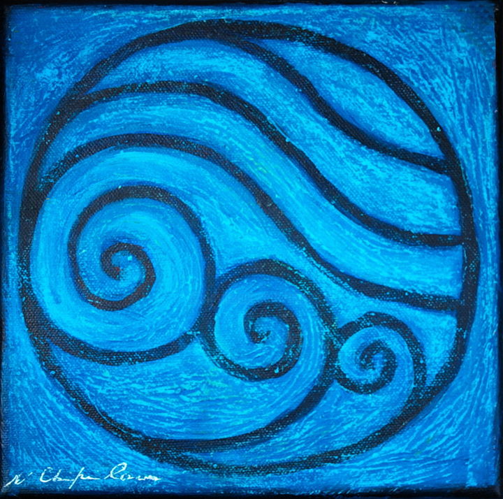绘画,  7.9x7.9 in 