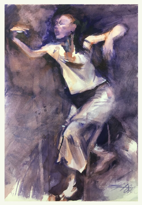 绘画,  22.1x15 in 