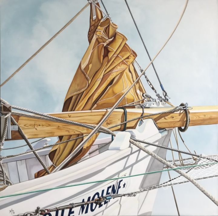 Etoile de Molène 绘画, 39.4x39.4 in