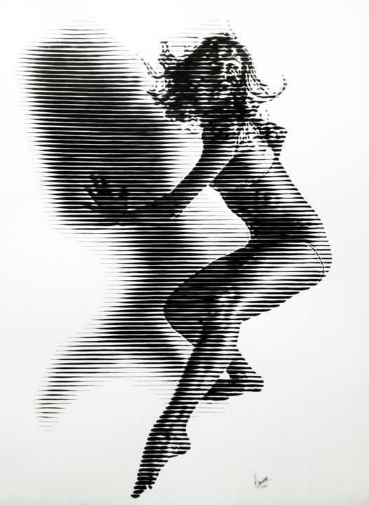 Ingravidez 09 绘画, 29.9x22.1 in