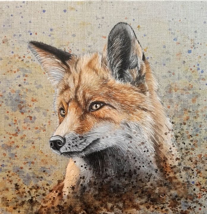 绘画,  15.8x15.8 in 