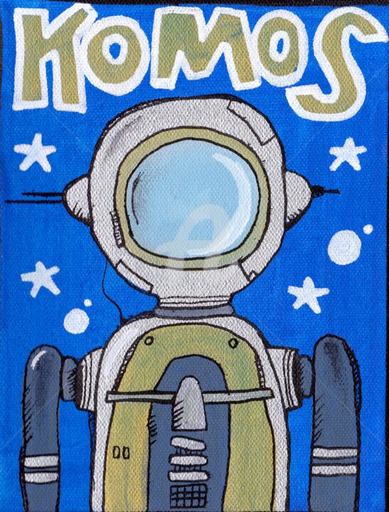 Komos 绘画, 7.1x5.5 in