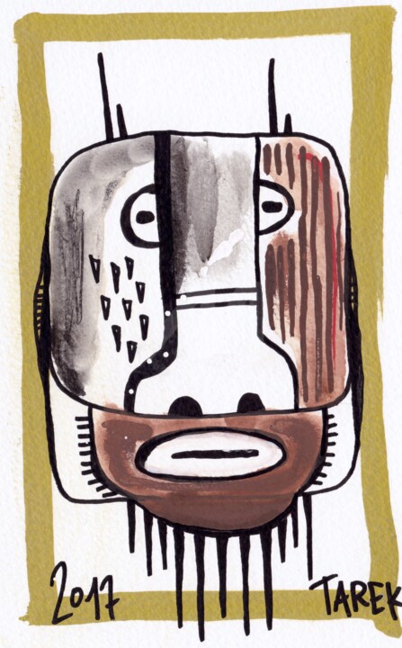 Summer of mask #5 图画, 8.3x5.9 in