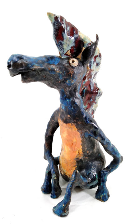 HIPPO IV 雕塑, 13.4x7.5 in