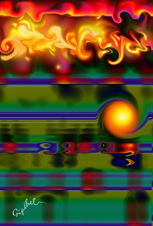 Coucher de Soleil 2 数字艺术