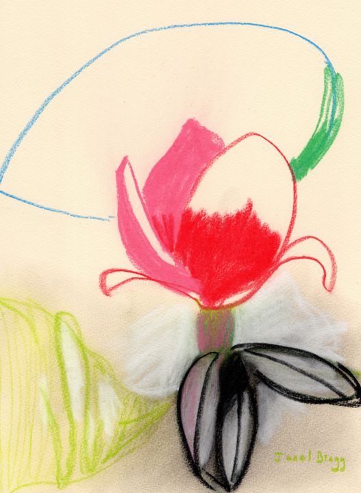 Magnolia in Color II 绘画, 12x9 in