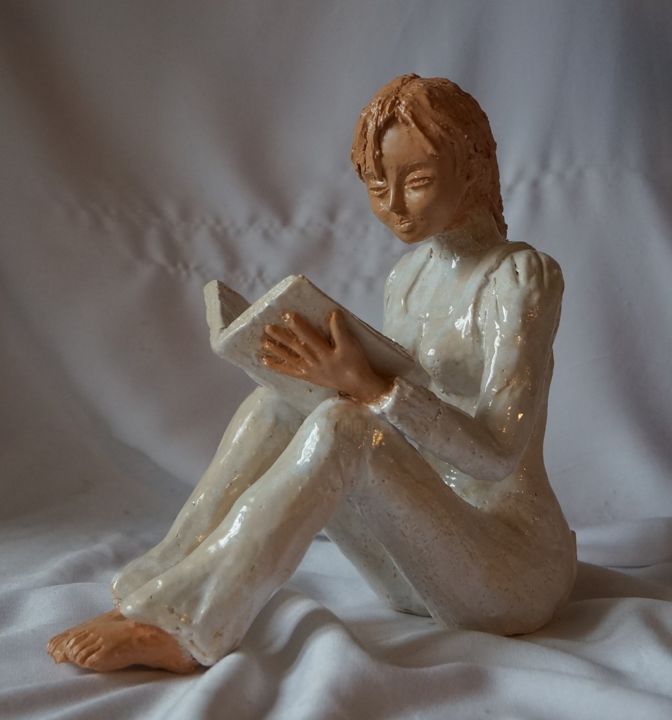 "SERRE LIVRE 1" başlıklı Heykel Isabelle Zwang tarafından, Orijinal sanat, Seramik