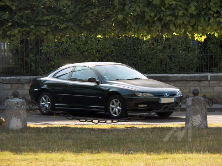 Authentic Peugeot 406 green bodywork 摄影