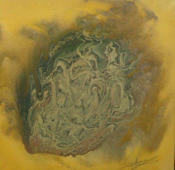 Peinture intitulée "Un mélange d'intimi…" par Audran, Œuvre d'art originale, Acrylique