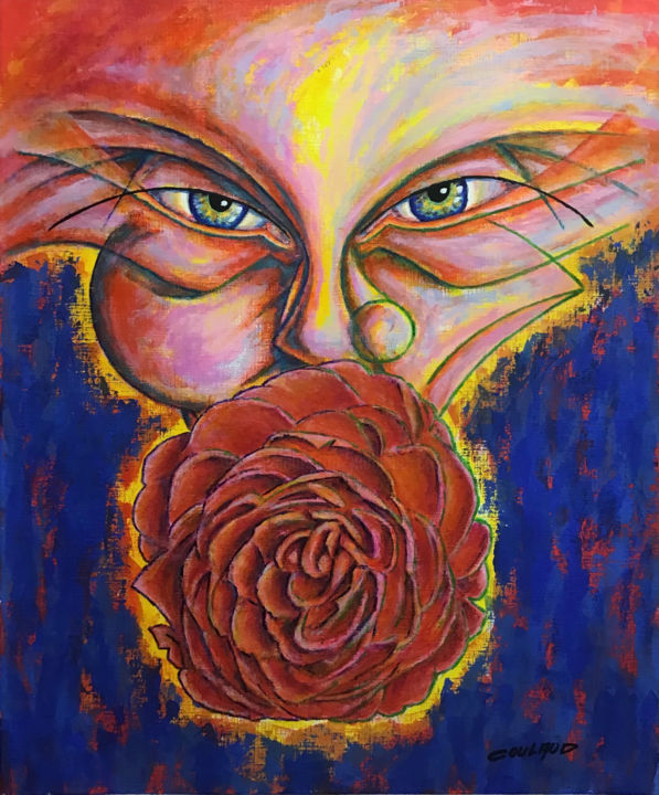 Marguerite Gautier 绘画, 20.9x17.3 in