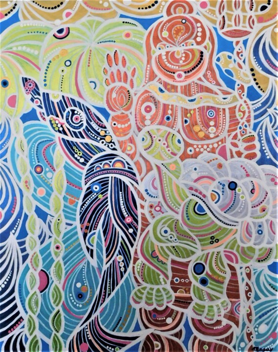绘画,  31.9x25.6 in 