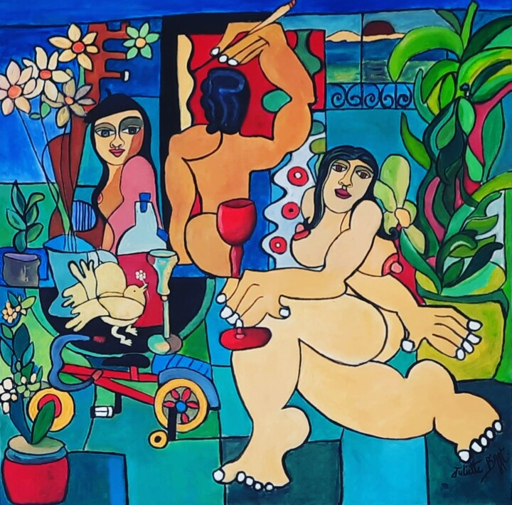 绘画,  39.4x39.4 in 