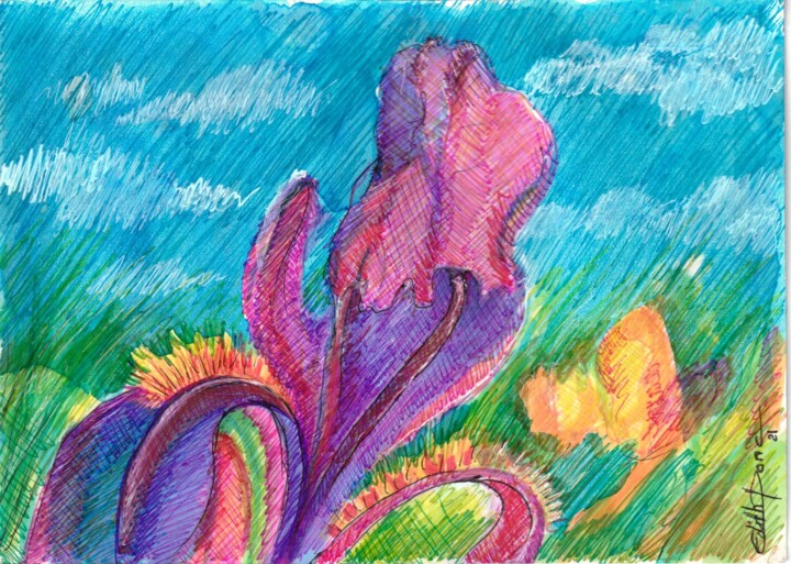 Un air de printemps 图画, 7.5x9.5 in