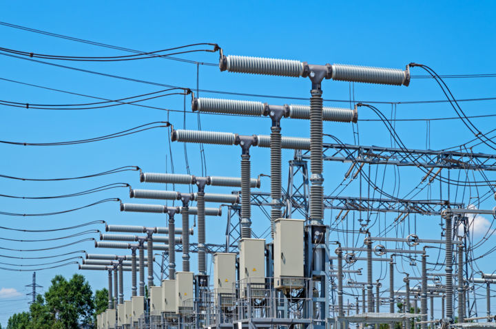 High voltage substation 摄影