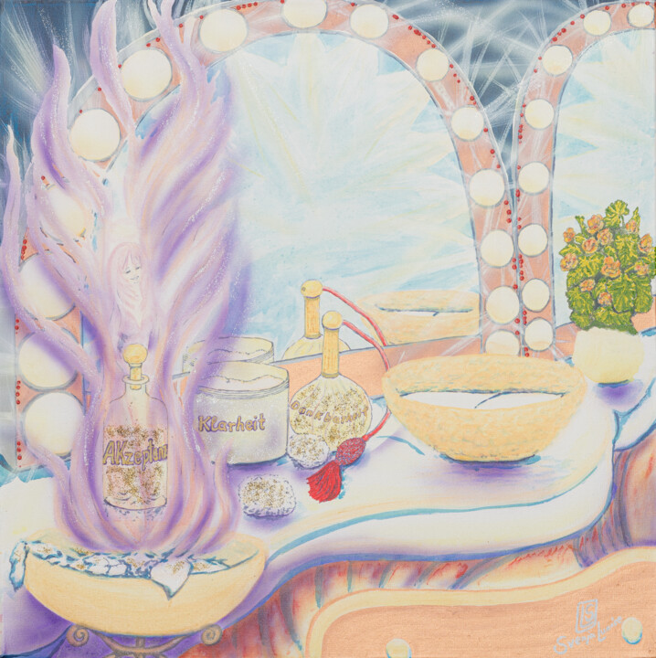 Am Schminktisch 绘画, 23.6x23.6 in