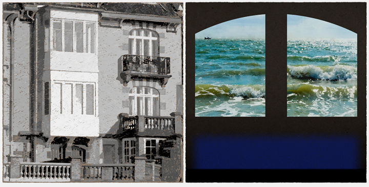 Arts numériques intitulée "Souvenir du Havre n…" par François Lapouge, Œuvre d'art originale, Travail numérique 2D