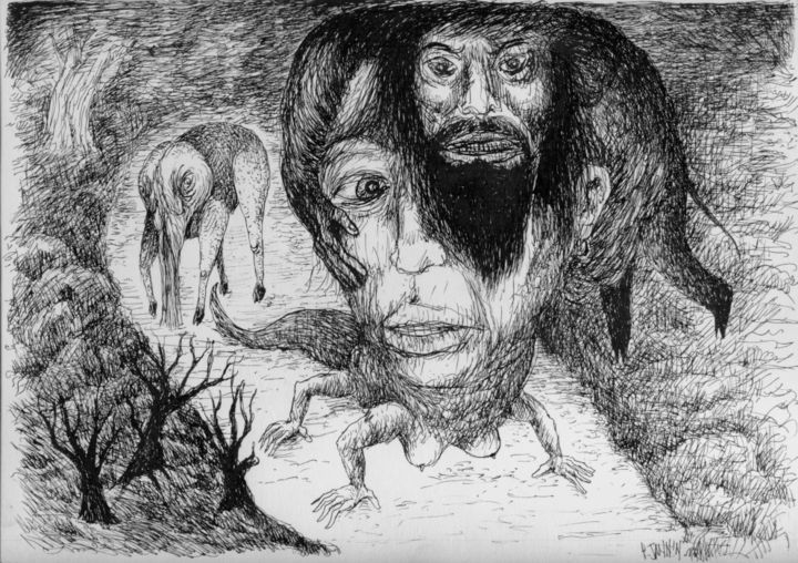 Sortilège ancien 图画, 8.3x11.7 in