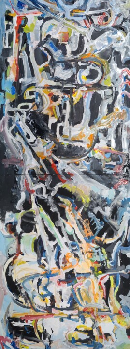 Boulevard 绘画, 40x16 in