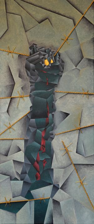 绘画,  27.6x11.8 in 