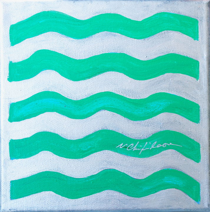 绘画,  7.9x7.9 in 