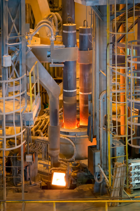 Electric arc furnace 摄影