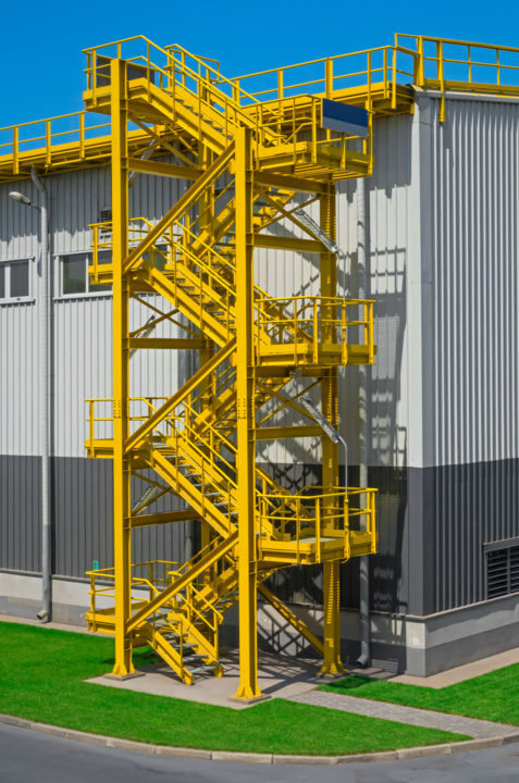 Industrial stairs 摄影
