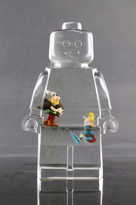 ROBOCLUSION ASTERIX 雕塑, 9.8x6.3 in