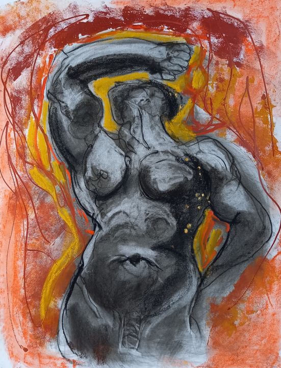 embrasement :jour 1 图画, 25.6x19.7 in