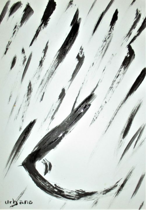 Un sein 绘画, 10.6x7.5 in