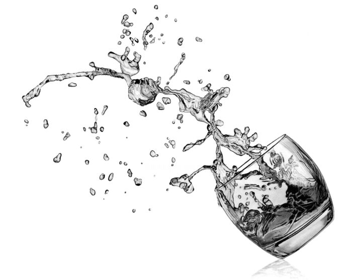 Drawing titled "Oops" by Paul Stowe, Original Artwork, Graphite