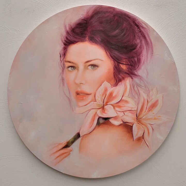 Femme et fleur