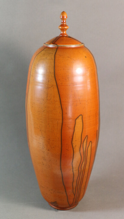 Vase 17 雕塑, 18.5x6.7 in