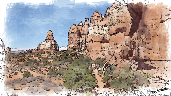 Canyonland Utah 数字艺术