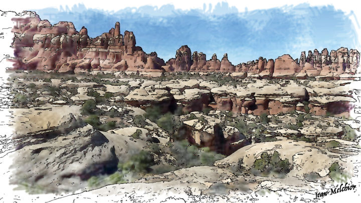 Canyonland Utah paysage 数字艺术
