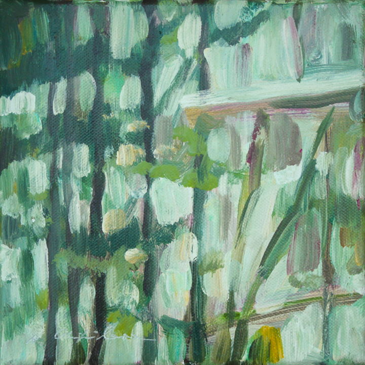 Peinture intitulée "Spring 1" par Nathalia Chipilova, Œuvre d'art originale, Acrylique