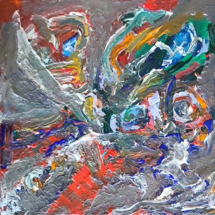 D-Day 绘画, 9x9 in