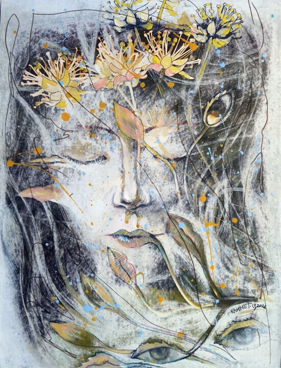 「Enchanted」というタイトルの絵画 Rakhmet Redzhepovによって, オリジナルのアートワーク, アクリル