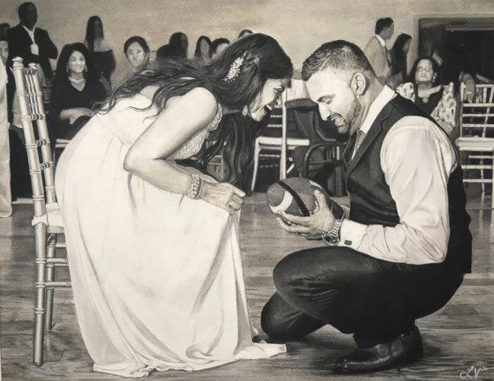 Drawing titled ""Pure Unforgettable…" by Lauren Van Der Linden, Original Artwork, Chalk