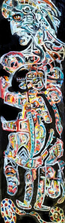 绘画,  120x36 in 