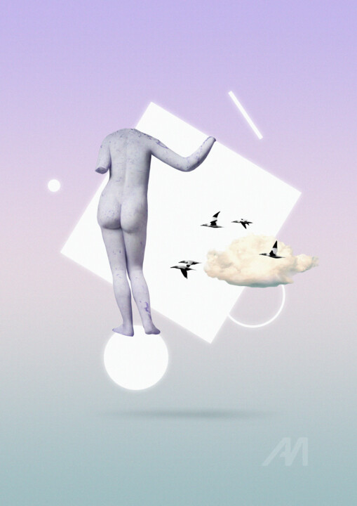 "Le gradient #02" başlıklı Dijital Sanat Вика Еремаева tarafından, Orijinal sanat, 2D Dijital Çalışma