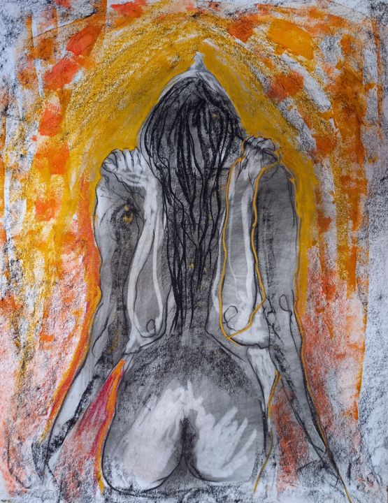 embrasement:jour 6 图画, 25.6x19.7 in
