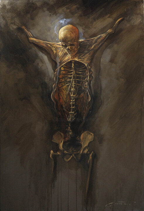 Requiem pour un apostat 绘画, 51.2x35 in