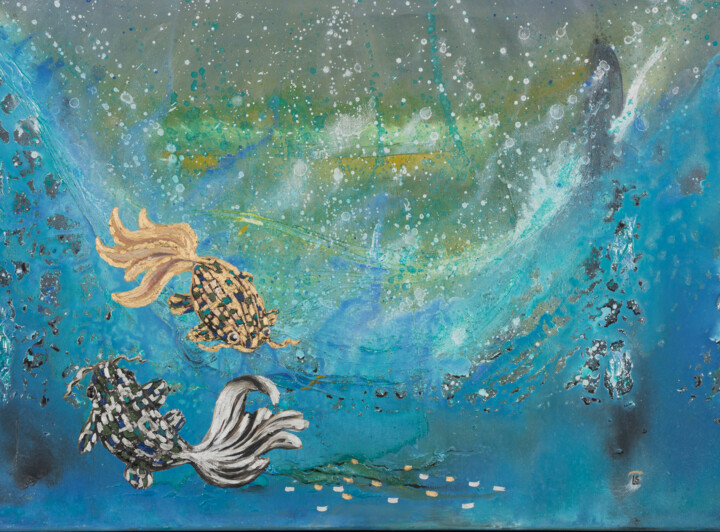 Fische 绘画, 19.7x27.6 in