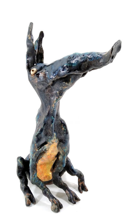 UBERT I 雕塑, 14.2x5.5 in