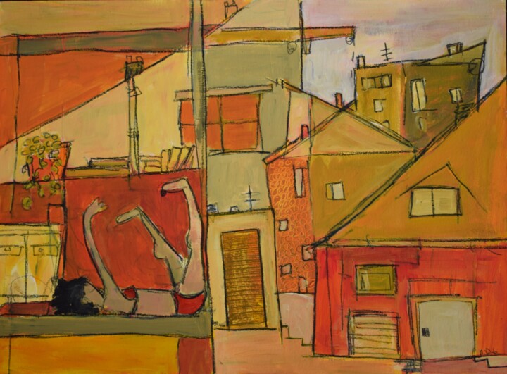 绘画,  19.7x27.6 in 