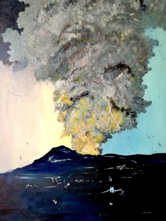 Ashes 绘画, 27.6x19.7 in