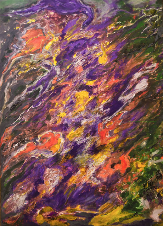 The birth of life 绘画, 27.6x19.7 in