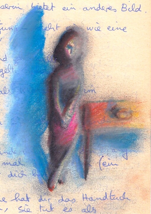 Dessin intitulée "Musik Theater: "Die…" par Corinne Courlet, Œuvre d'art originale, Pastel