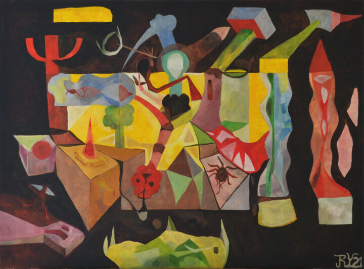 El camino del filosofo 绘画, 23.6x31.5 in