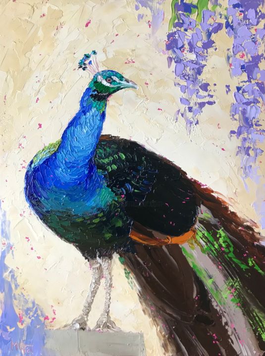 Iridescent 绘画, 16.1x12 in